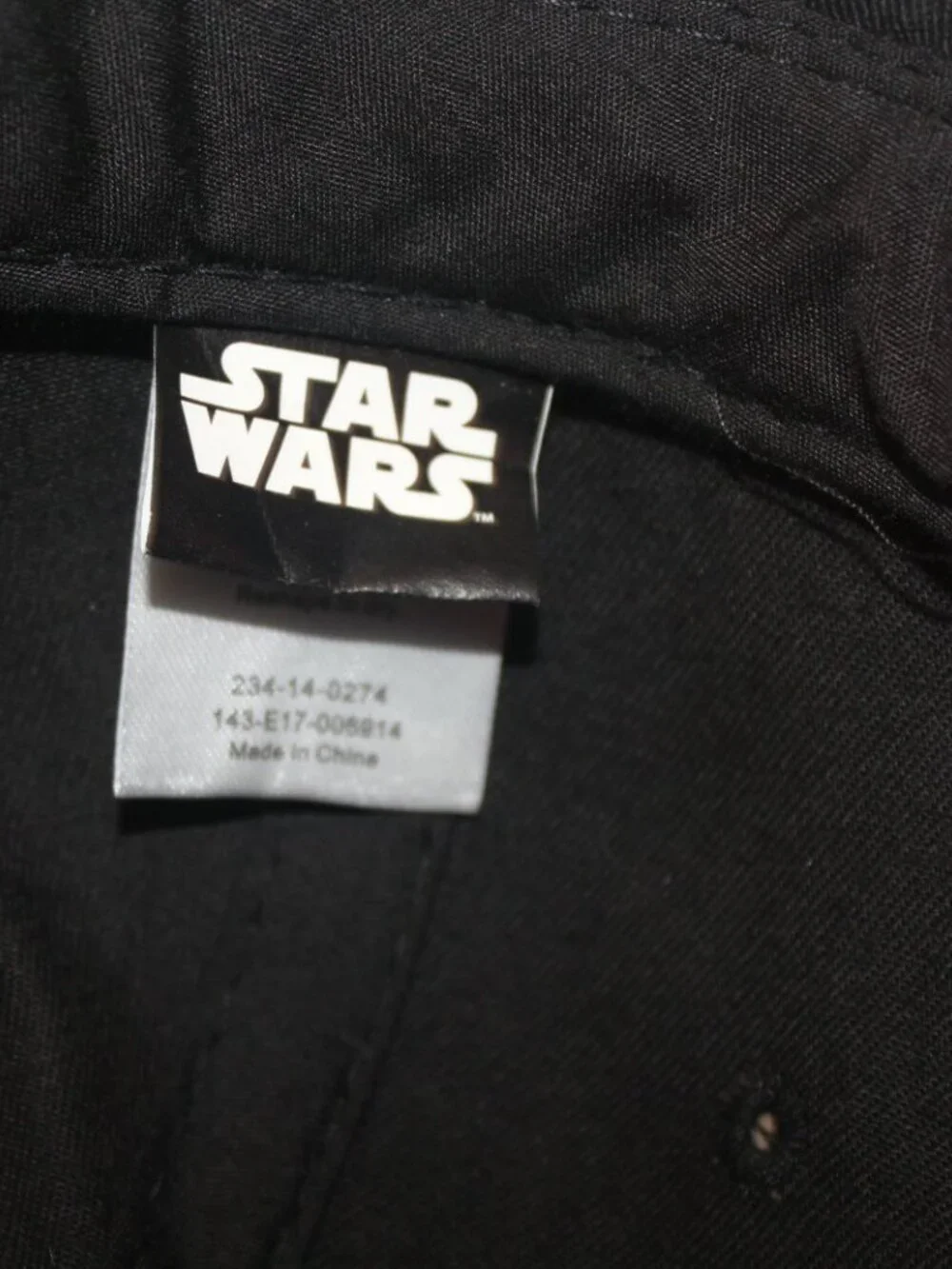 Star Wars Kids Retro Darth Vader Hat/Cap hook and loop closure